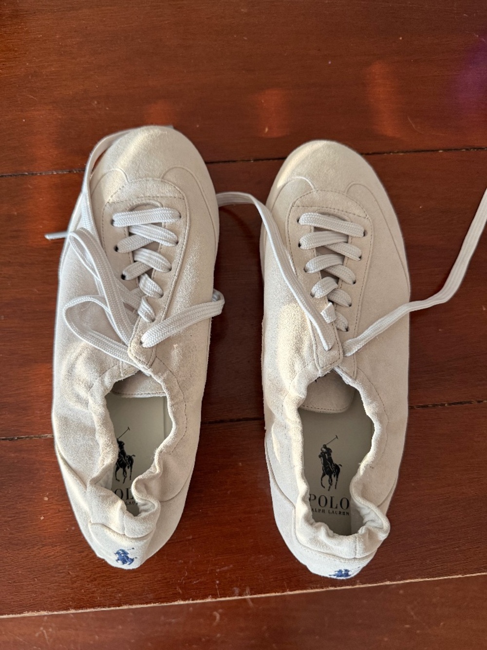 Ralph Lauren Women's Suede Pony Ballerina Sneakers